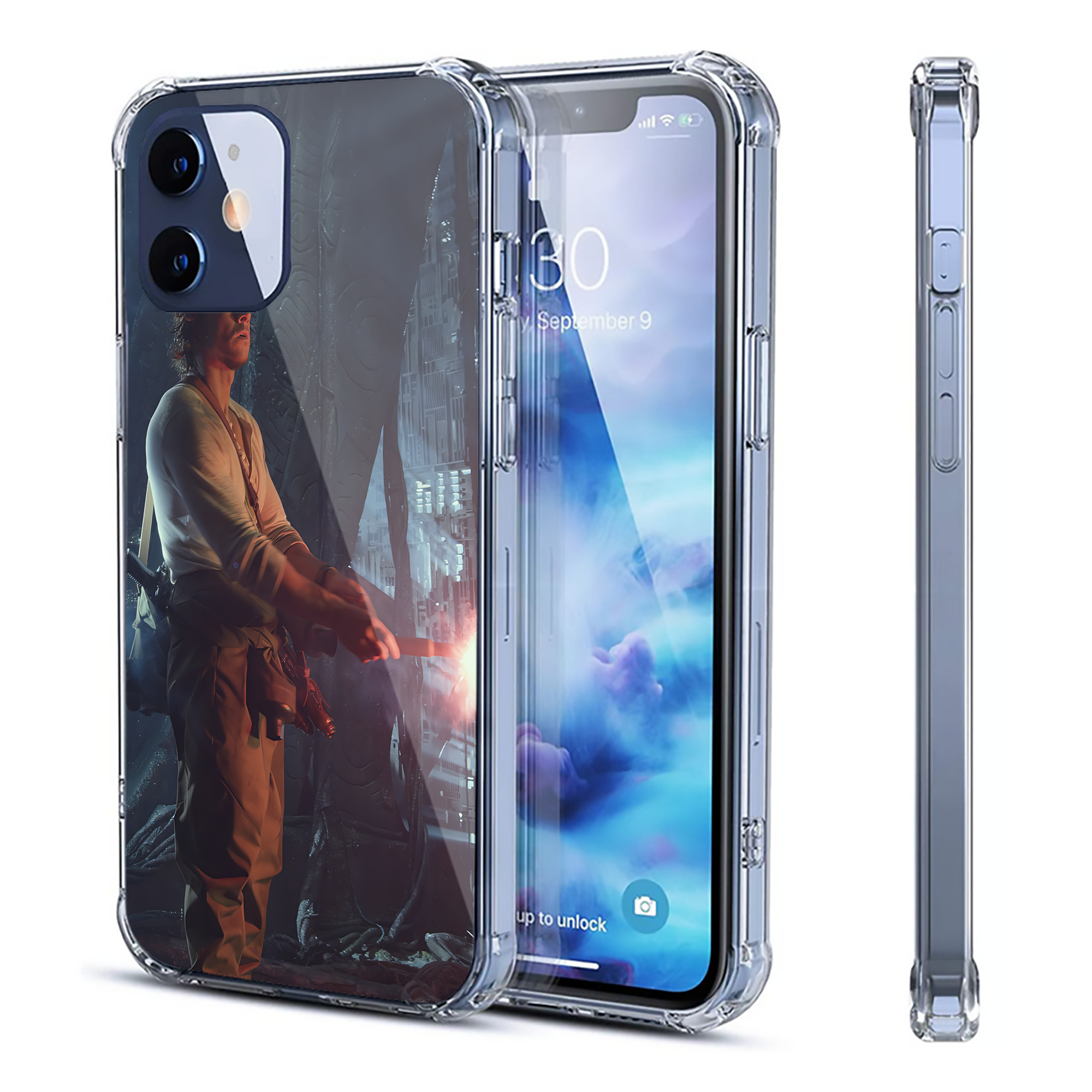 （画像用） Transformers トランスフォーマー 【iPhone 12シリーズ対応】透明スマホケース（クリアソフトケース）
